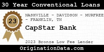 CapStar Bank 30 Year Conventional Loans bronze