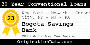 Bogota Savings Bank 30 Year Conventional Loans gold