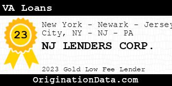 NJ LENDERS CORP. VA Loans gold