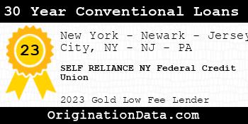 SELF RELIANCE NY Federal Credit Union 30 Year Conventional Loans gold