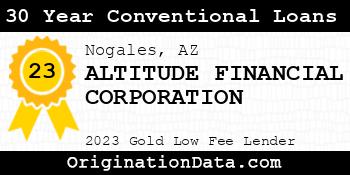 ALTITUDE FINANCIAL CORPORATION 30 Year Conventional Loans gold