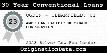 AMERICAN PACIFIC MORTGAGE CORPORATION 30 Year Conventional Loans silver