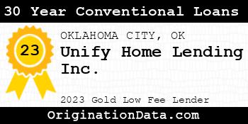 Unify Home Lending 30 Year Conventional Loans gold