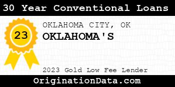 OKLAHOMA'S 30 Year Conventional Loans gold