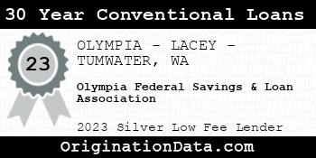 Olympia Federal Savings & Loan Association 30 Year Conventional Loans silver