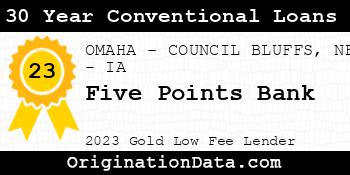 Five Points Bank 30 Year Conventional Loans gold