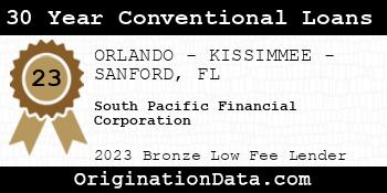 South Pacific Financial Corporation 30 Year Conventional Loans bronze