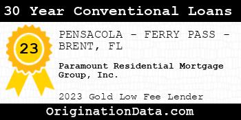 Paramount Residential Mortgage Group 30 Year Conventional Loans gold