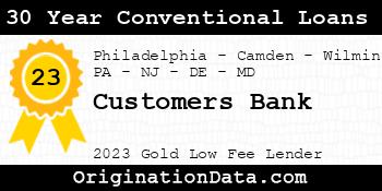 Customers Bank 30 Year Conventional Loans gold