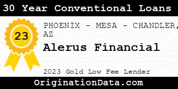 Alerus Financial 30 Year Conventional Loans gold