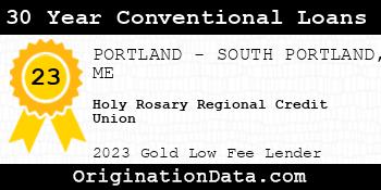Holy Rosary Regional Credit Union 30 Year Conventional Loans gold