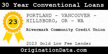 Rivermark Community Credit Union 30 Year Conventional Loans gold