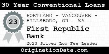 First Republic Bank 30 Year Conventional Loans silver