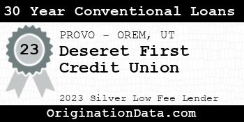 Deseret First Credit Union 30 Year Conventional Loans silver