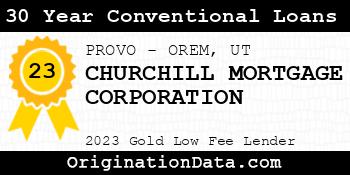 CHURCHILL MORTGAGE CORPORATION 30 Year Conventional Loans gold