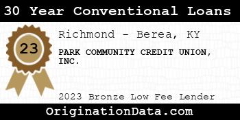 PARK COMMUNITY CREDIT UNION 30 Year Conventional Loans bronze