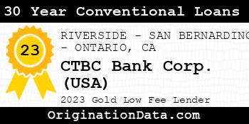 CTBC Bank Corp. (USA) 30 Year Conventional Loans gold