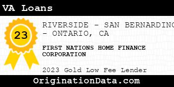 FIRST NATIONS HOME FINANCE CORPORATION VA Loans gold