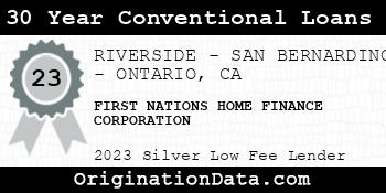 FIRST NATIONS HOME FINANCE CORPORATION 30 Year Conventional Loans silver