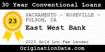 East West Bank 30 Year Conventional Loans gold