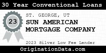 SUN AMERICAN MORTGAGE COMPANY 30 Year Conventional Loans silver