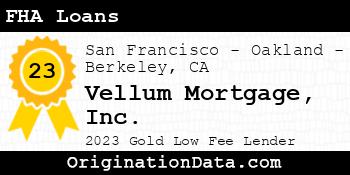 Vellum Mortgage FHA Loans gold
