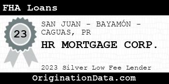 HR MORTGAGE CORP. FHA Loans silver