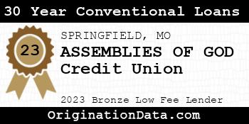 ASSEMBLIES OF GOD Credit Union 30 Year Conventional Loans bronze