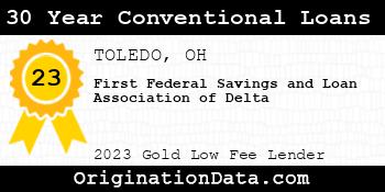 First Federal Savings and Loan Association of Delta 30 Year Conventional Loans gold