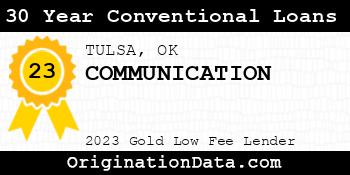 COMMUNICATION 30 Year Conventional Loans gold
