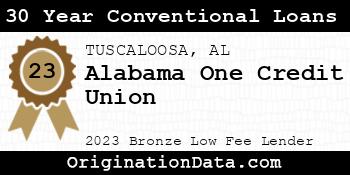 Alabama One Credit Union 30 Year Conventional Loans bronze