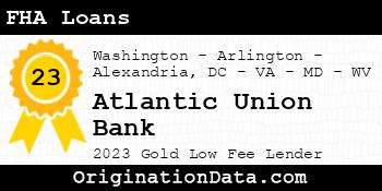 Atlantic Union Bank FHA Loans gold