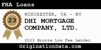 DHI MORTGAGE COMPANY LTD. FHA Loans bronze