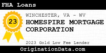 HOMESPIRE MORTGAGE CORPORATION FHA Loans gold