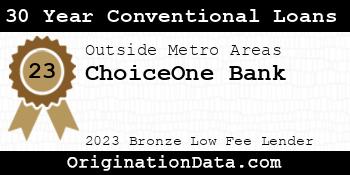 ChoiceOne Bank 30 Year Conventional Loans bronze