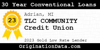 TLC COMMUNITY Credit Union 30 Year Conventional Loans gold
