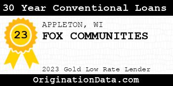 FOX COMMUNITIES 30 Year Conventional Loans gold