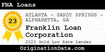 Franklin Loan Corporation FHA Loans gold