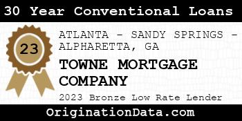 TOWNE MORTGAGE COMPANY 30 Year Conventional Loans bronze