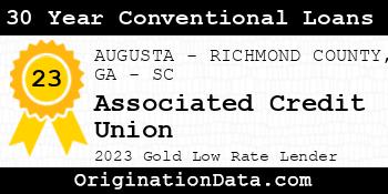 Associated Credit Union 30 Year Conventional Loans gold
