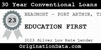 EDUCATION FIRST 30 Year Conventional Loans silver