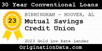 Mutual Savings Credit Union 30 Year Conventional Loans gold