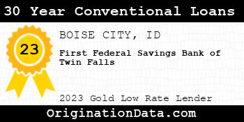First Federal Savings Bank of Twin Falls 30 Year Conventional Loans gold