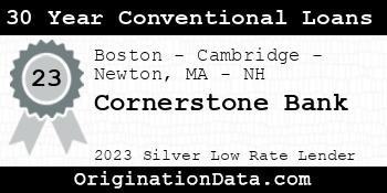 Cornerstone Bank 30 Year Conventional Loans silver