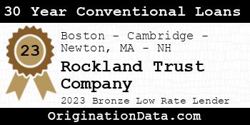Rockland Trust Company 30 Year Conventional Loans bronze