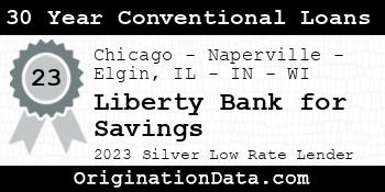 Liberty Bank for Savings 30 Year Conventional Loans silver