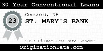 ST. MARY'S BANK 30 Year Conventional Loans silver