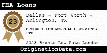 BROOKHOLLOW MORTGAGE SERVICES LTD FHA Loans bronze
