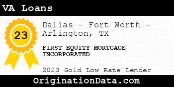 FIRST EQUITY MORTGAGE INCORPORATED VA Loans gold