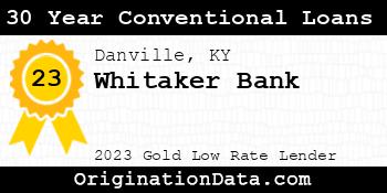 Whitaker Bank 30 Year Conventional Loans gold